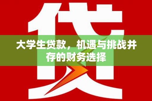 三角大学生贷款，机遇与挑战并存的财务选择