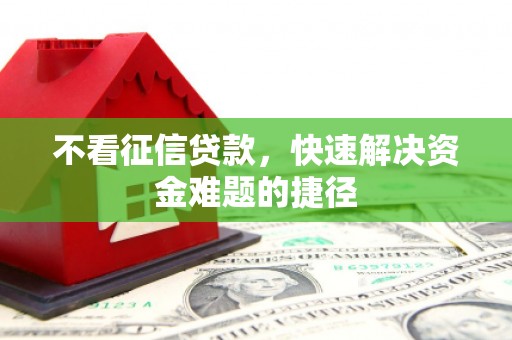 三角不看征信贷款，快速解决资金难题的捷径