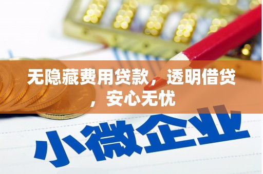 三角无隐藏费用贷款，透明借贷，安心无忧