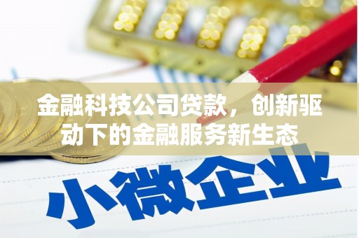 三角金融科技公司贷款，创新驱动下的金融服务新生态