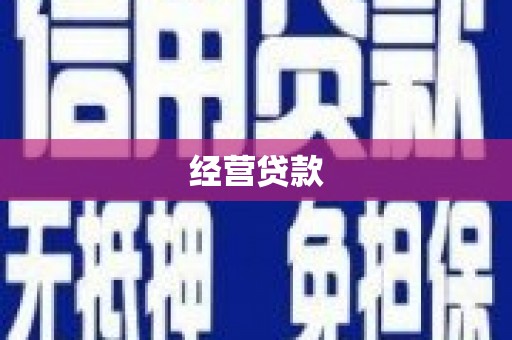 三角经营贷款