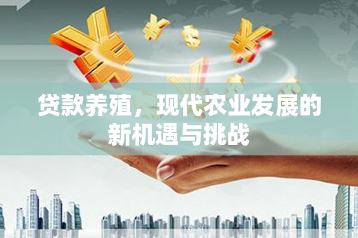 三角贷款养殖，现代农业发展的新机遇与挑战
