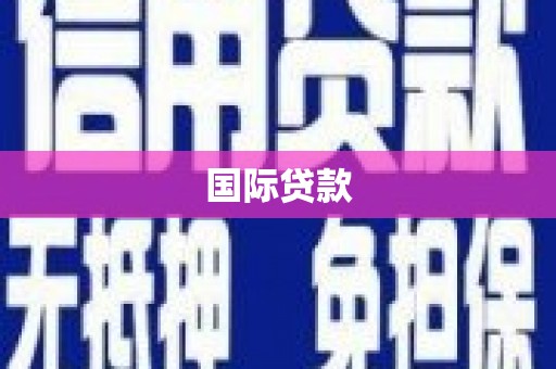 三角国际贷款