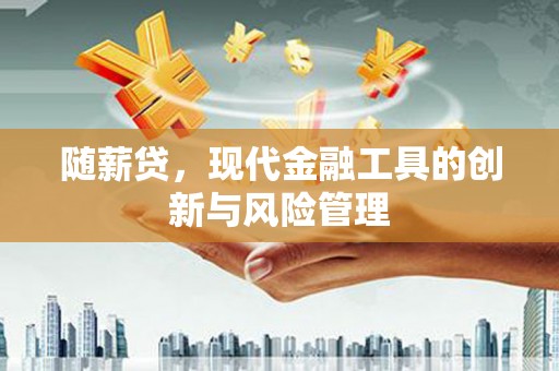 三角随薪贷，现代金融工具的创新与风险管理