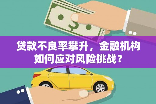 三角贷款不良率攀升，金融机构如何应对风险挑战？
