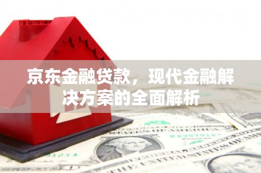 三角京东金融贷款，现代金融解决方案的全面解析