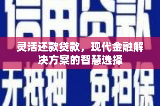 三角灵活还款贷款，现代金融解决方案的智慧选择