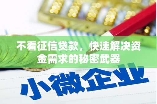 三角不看征信贷款，快速解决资金需求的秘密武器