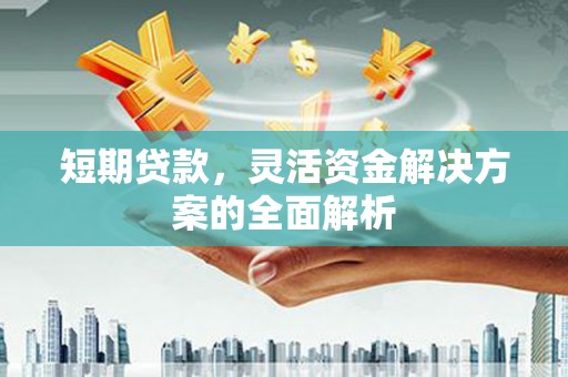 三角短期贷款，灵活资金解决方案的全面解析