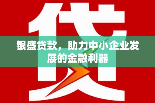 三角银盛贷款，助力中小企业发展的金融利器