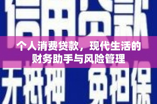 三角个人消费贷款，现代生活的财务助手与风险管理