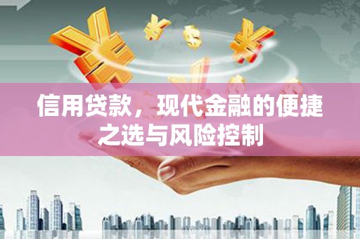 三角信用贷款，现代金融的便捷之选与风险控制