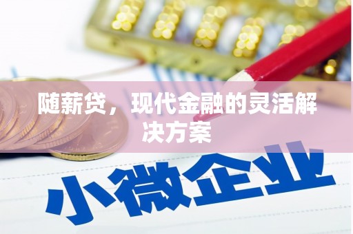三角随薪贷，现代金融的灵活解决方案