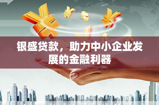 三角银盛贷款，助力中小企业发展的金融利器