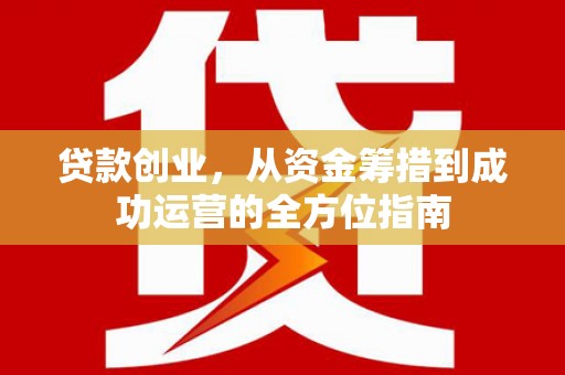 三角贷款创业，从资金筹措到成功运营的全方位指南