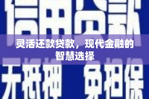 三角灵活还款贷款，现代金融的智慧选择