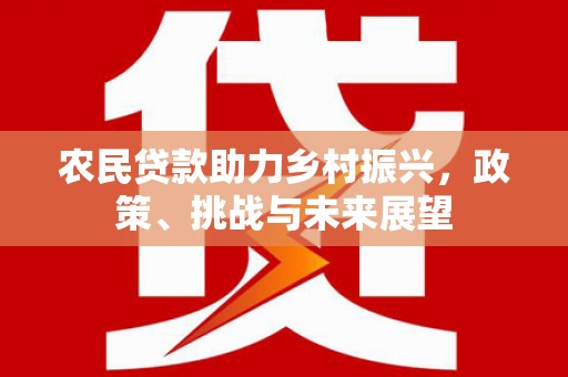 三角农民贷款助力乡村振兴，政策、挑战与未来展望