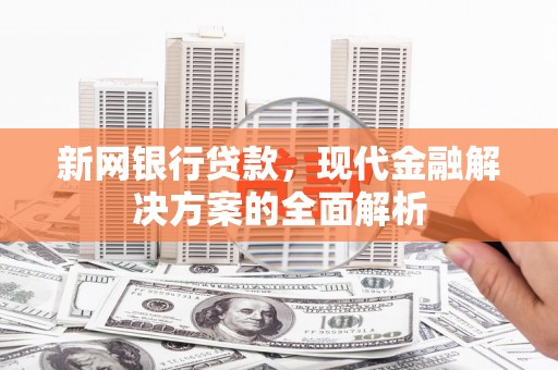三角新网银行贷款，现代金融解决方案的全面解析