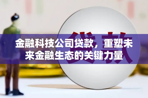三角金融科技公司贷款，重塑未来金融生态的关键力量