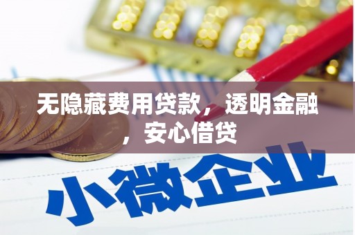 三角无隐藏费用贷款，透明金融，安心借贷