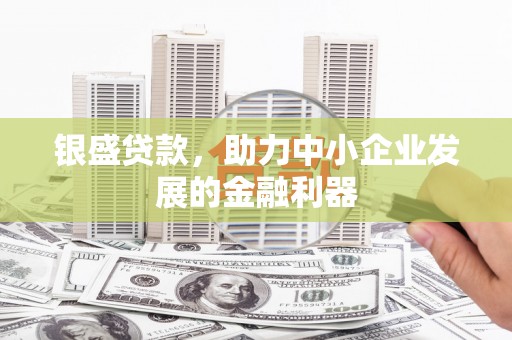 三角银盛贷款，助力中小企业发展的金融利器