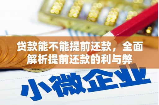 三角贷款能不能提前还款，全面解析提前还款的利与弊