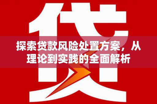 三角探索贷款风险处置方案，从理论到实践的全面解析