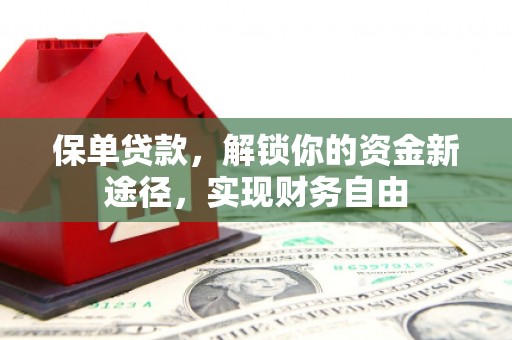 三角保单贷款，解锁你的资金新途径，实现财务自由