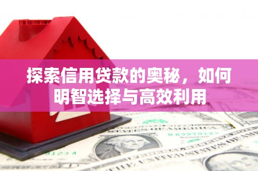 三角探索信用贷款的奥秘，如何明智选择与高效利用