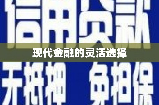 三角现代金融的灵活选择
