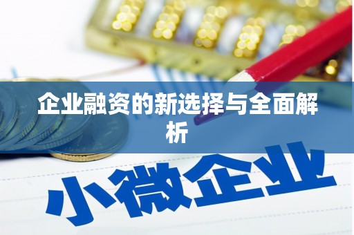三角企业融资的新选择与全面解析
