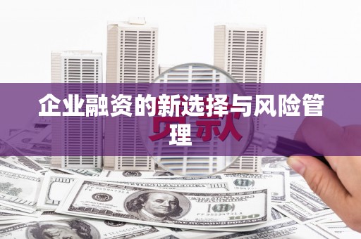 三角企业融资的新选择与风险管理